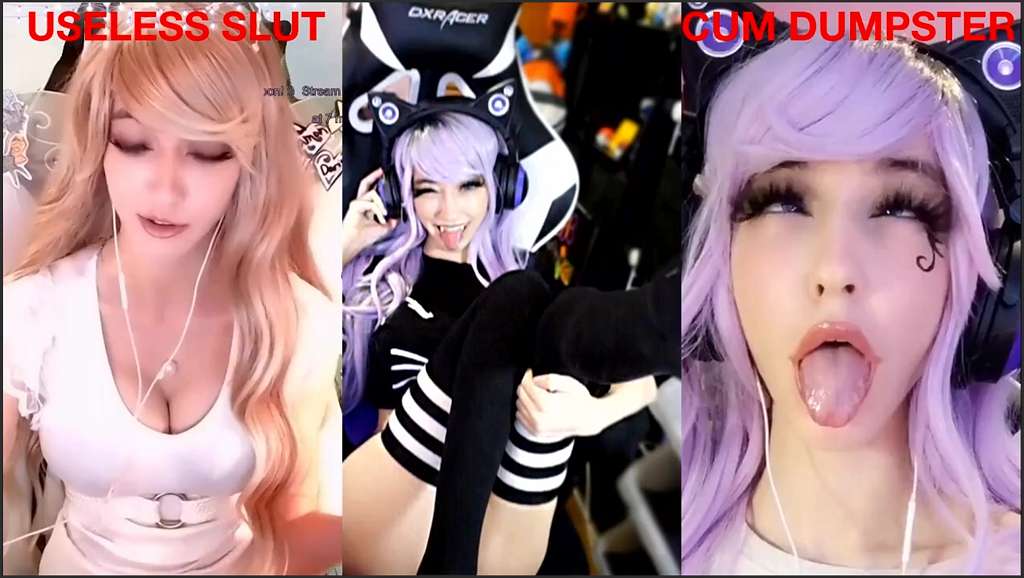 Belle Delphine von harten Schwanz gestopft